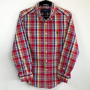 Ralph Lauren Boys Long Sleeve Shirt, Size M 10-12